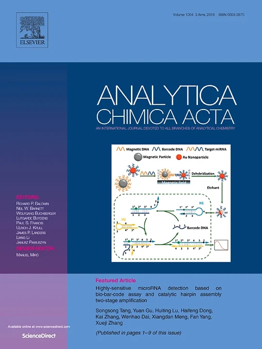 Analytica Chimica Acta 期刊封面