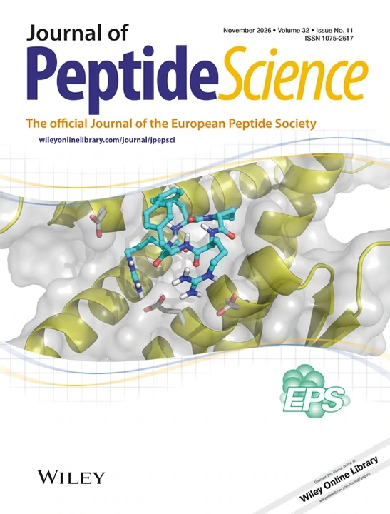 JOURNAL OF PEPTIDE SCIENCE journal cover