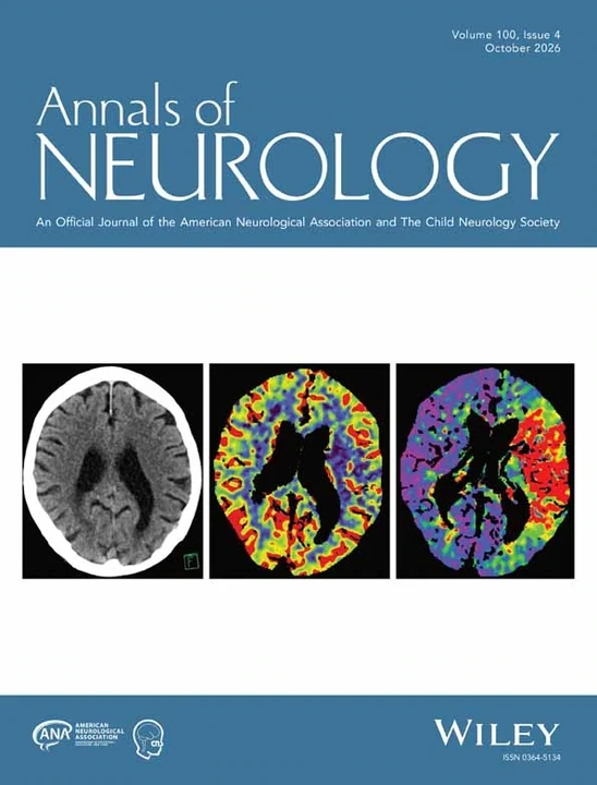 ANNALS OF NEUROLOGY journal cover
