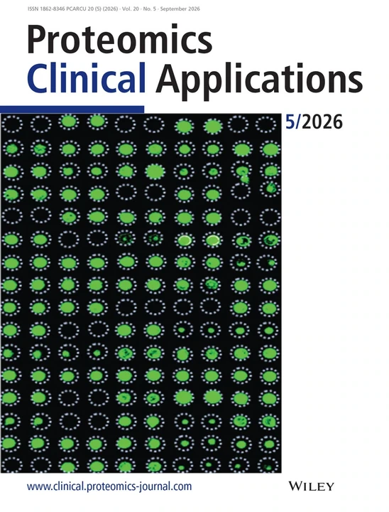 Proteomics Clinical Applications 期刊封面