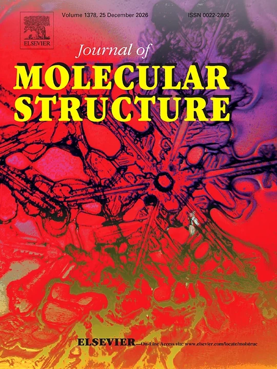 Journal of Molecular Structure journal cover