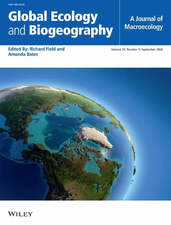 GLOBAL ECOLOGY AND BIOGEOGRAPHY journal cover