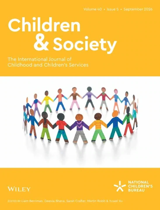 Children & Society 期刊封面