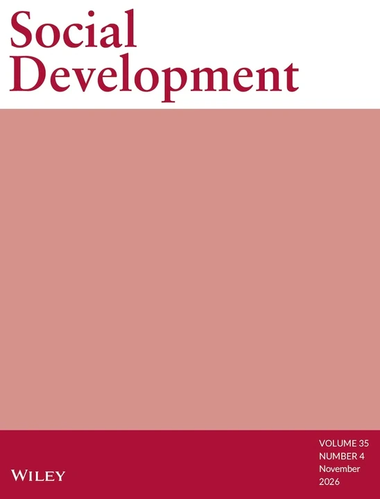 SOCIAL DEVELOPMENT journal cover