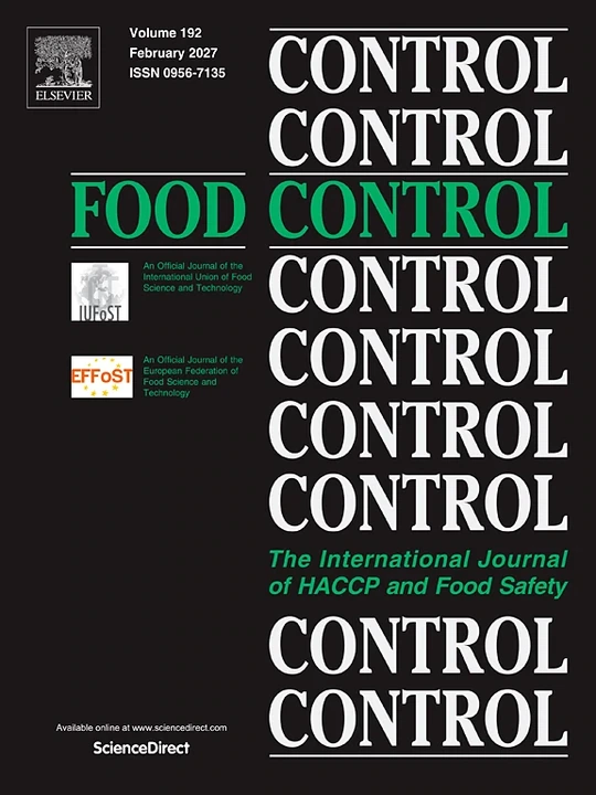 FOOD CONTROL 期刊封面
