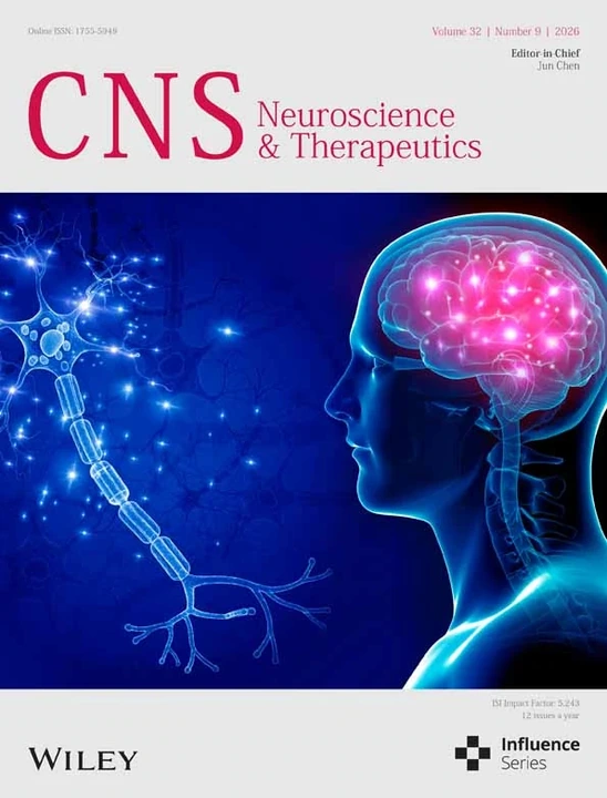 CNS Neuroscience & Therapeutics journal cover