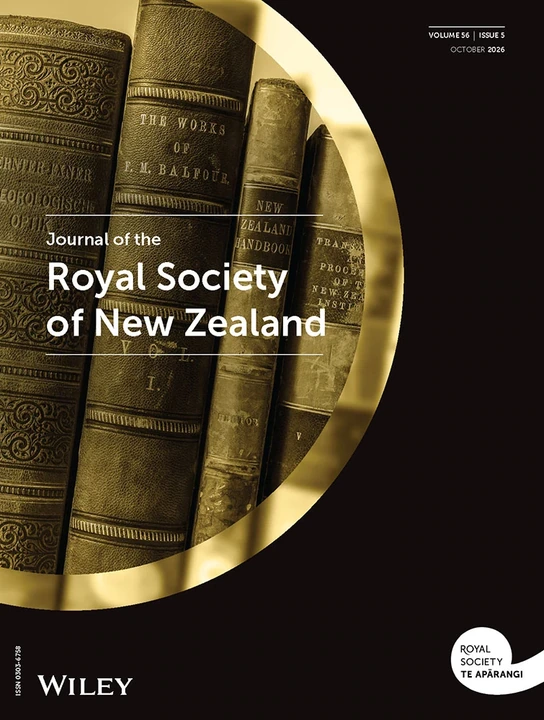 JOURNAL OF THE ROYAL SOCIETY OF NEW ZEALAND journal cover