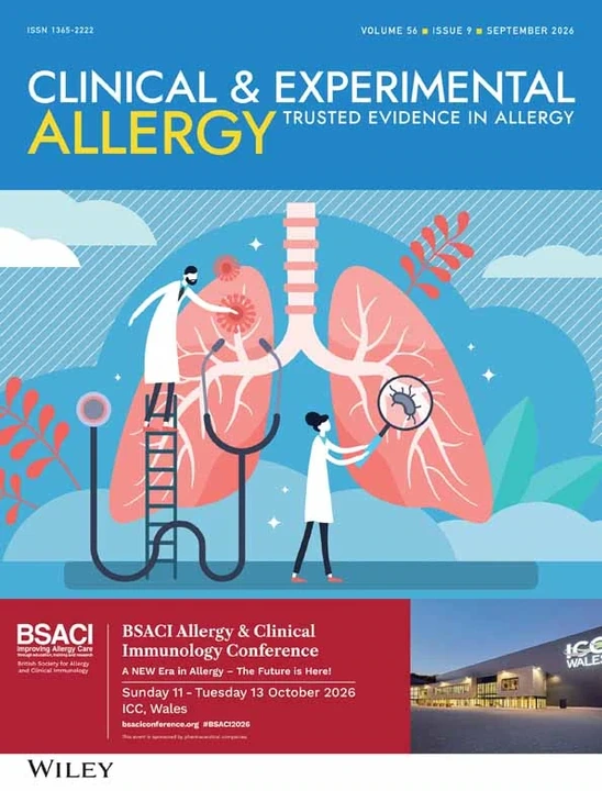 CLINICAL AND EXPERIMENTAL ALLERGY journal cover