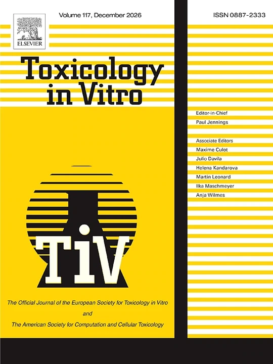 TOXICOLOGY IN VITRO 期刊封面