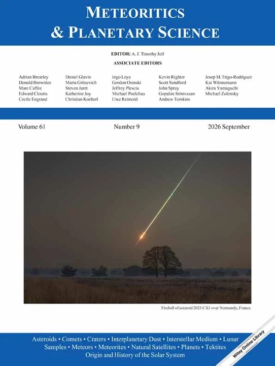 METEORITICS & PLANETARY SCIENCE 期刊封面