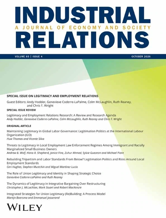 INDUSTRIAL RELATIONS journal cover