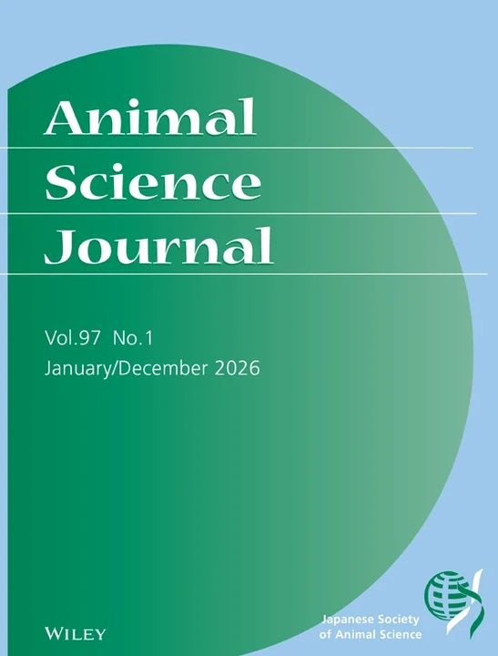 ANIMAL SCIENCE JOURNAL 期刊封面