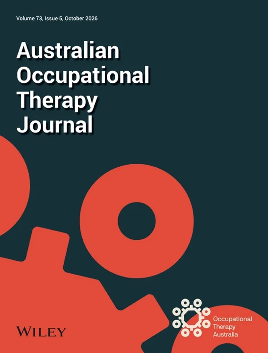 Australian Occupational Therapy Journal journal cover