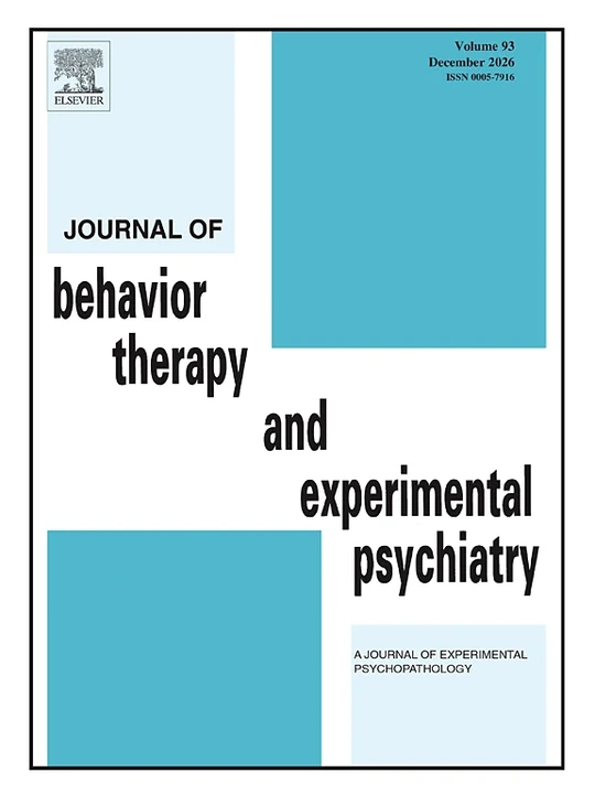 JOURNAL OF BEHAVIOR THERAPY AND EXPERIMENTAL PSYCHIATRY journal cover
