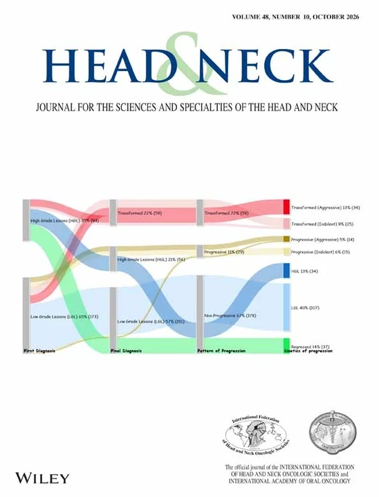 HEAD AND NECK-JOURNAL FOR THE SCIENCES AND SPECIALTIES OF THE HEAD AND NECK 期刊封面