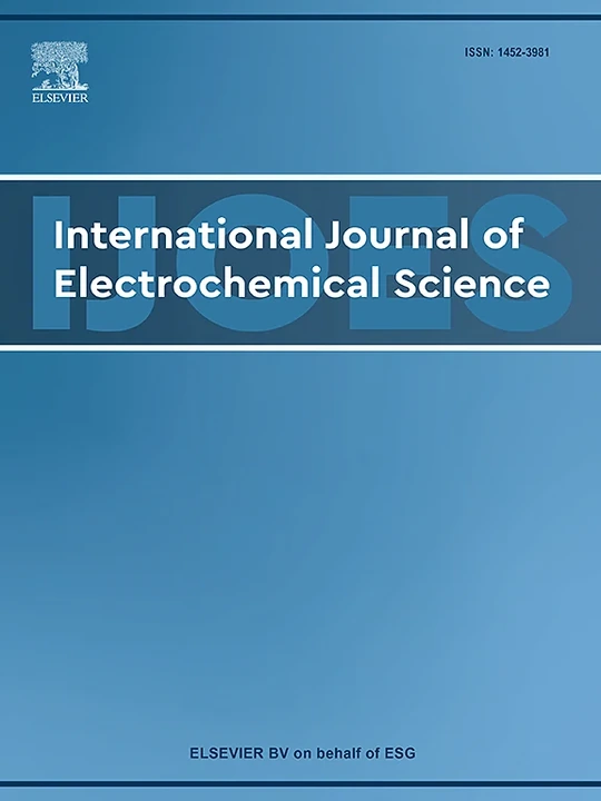 International Journal of Electrochemical Science journal cover