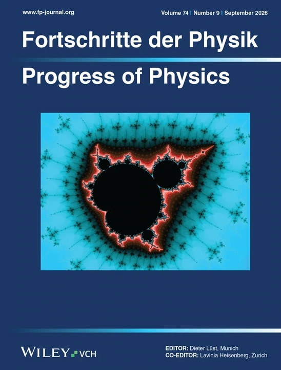 FORTSCHRITTE DER PHYSIK-PROGRESS OF PHYSICS journal cover