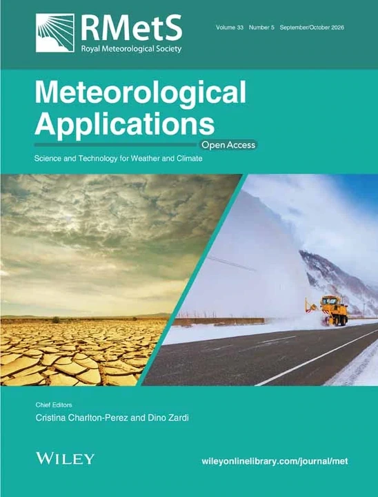METEOROLOGICAL APPLICATIONS 期刊封面