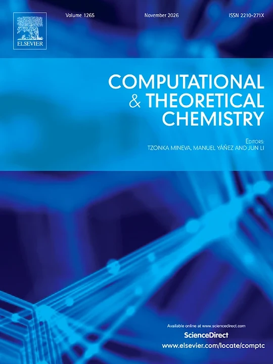 Computational and Theoretical Chemistry journal cover