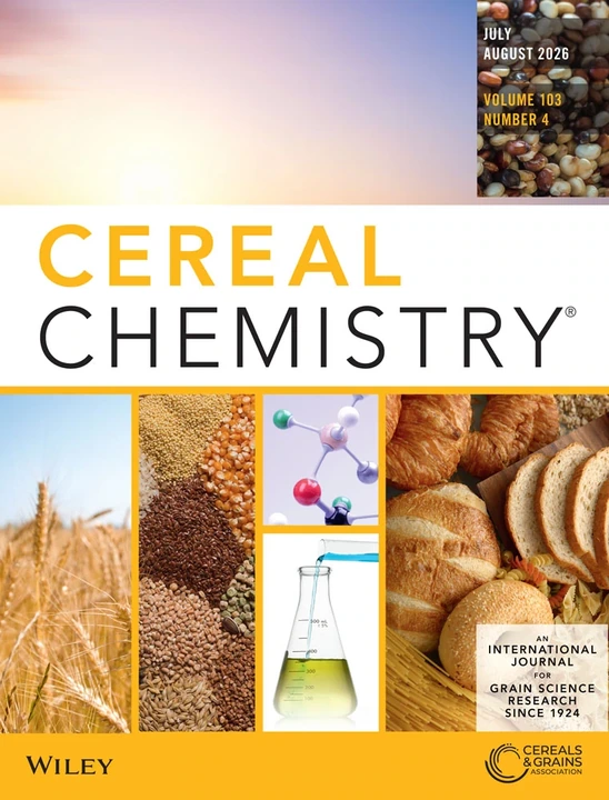 CEREAL CHEMISTRY 期刊封面