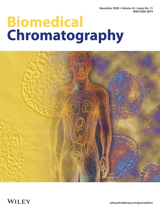 BIOMEDICAL CHROMATOGRAPHY journal cover