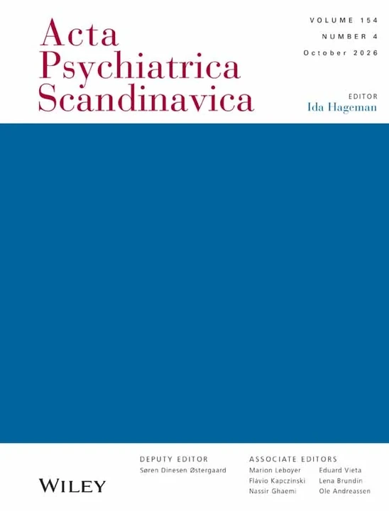 ACTA PSYCHIATRICA SCANDINAVICA journal cover