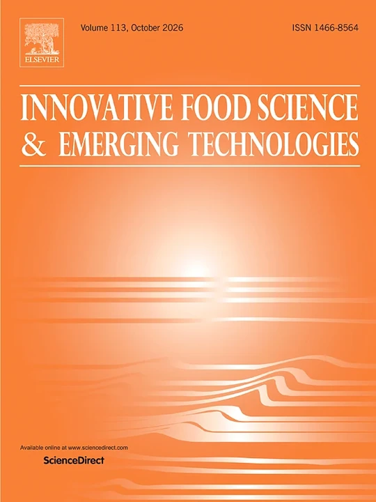 Innovative Food Science & Emerging Technologies journal cover