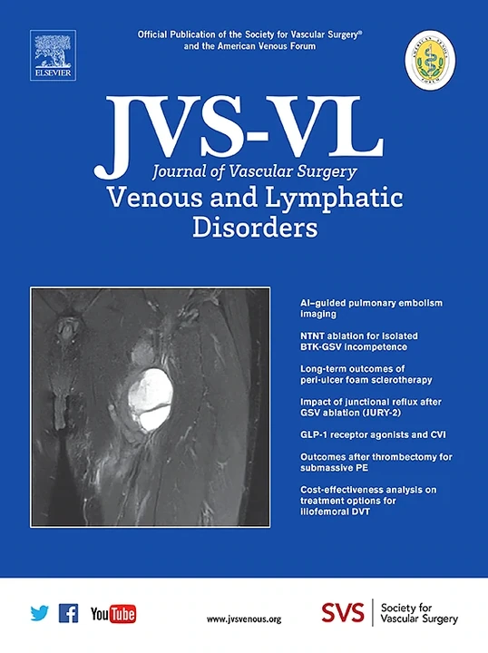 Journal of Vascular Surgery-Venous and Lymphatic Disorders 期刊封面