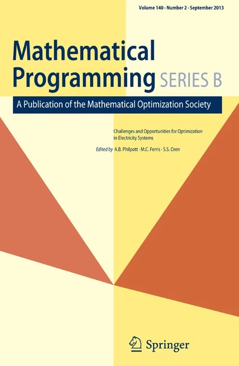 MATHEMATICAL PROGRAMMING journal cover
