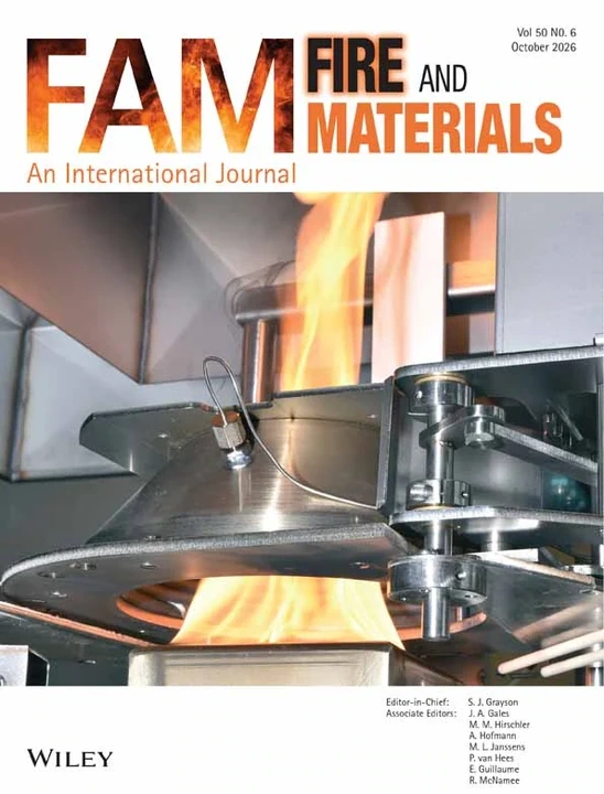 FIRE AND MATERIALS journal cover