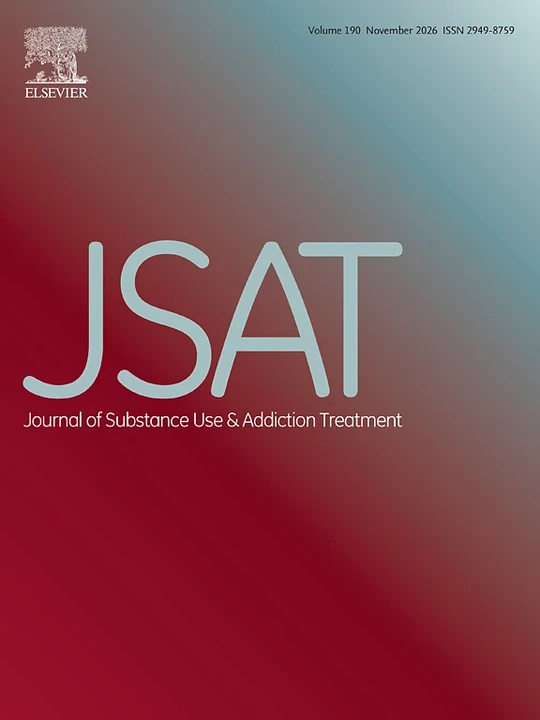 Journal of Substance Use & Addiction Treatment journal cover