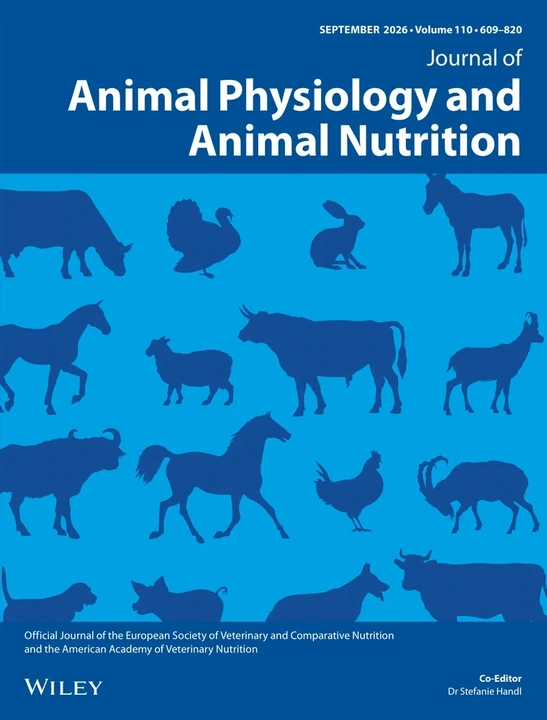 JOURNAL OF ANIMAL PHYSIOLOGY AND ANIMAL NUTRITION 期刊封面