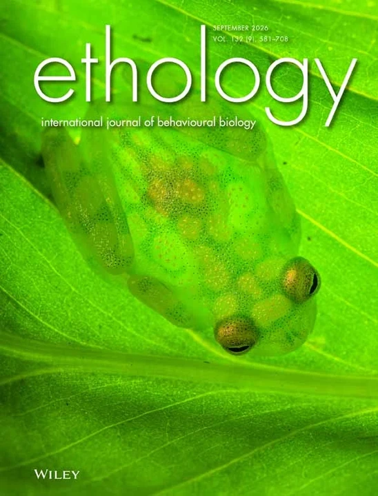 ETHOLOGY journal cover