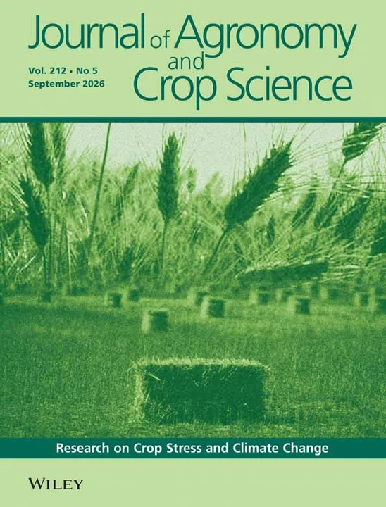 JOURNAL OF AGRONOMY AND CROP SCIENCE 期刊封面