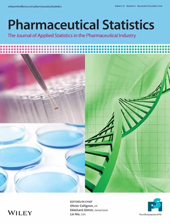 PHARMACEUTICAL STATISTICS journal cover