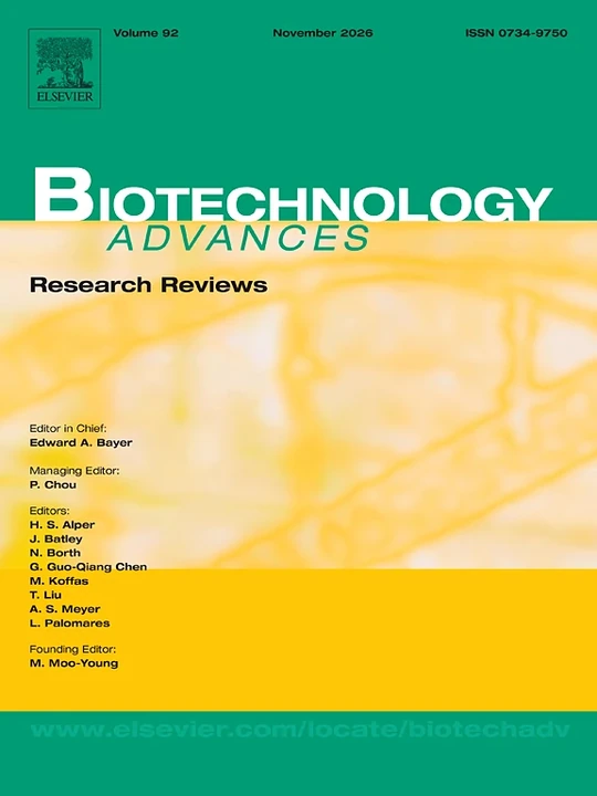 BIOTECHNOLOGY ADVANCES journal cover