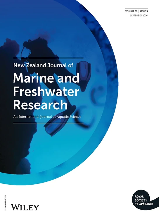 NEW ZEALAND JOURNAL OF MARINE AND FRESHWATER RESEARCH 期刊封面