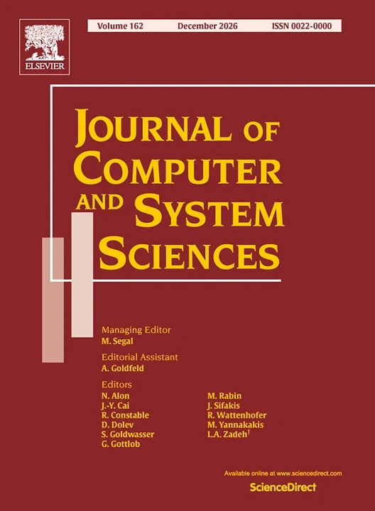JOURNAL OF COMPUTER AND SYSTEM SCIENCES 期刊封面