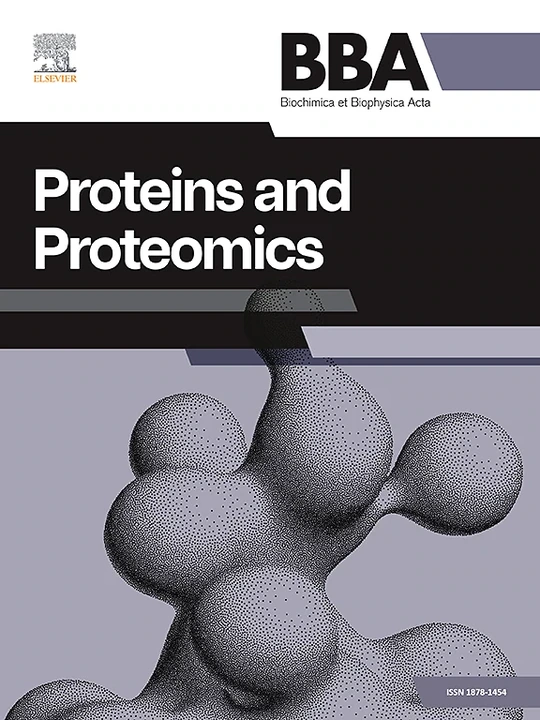 BIOCHIMICA ET BIOPHYSICA ACTA-PROTEINS AND PROTEOMICS journal cover