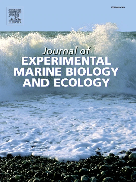 JOURNAL OF EXPERIMENTAL MARINE BIOLOGY AND ECOLOGY journal cover