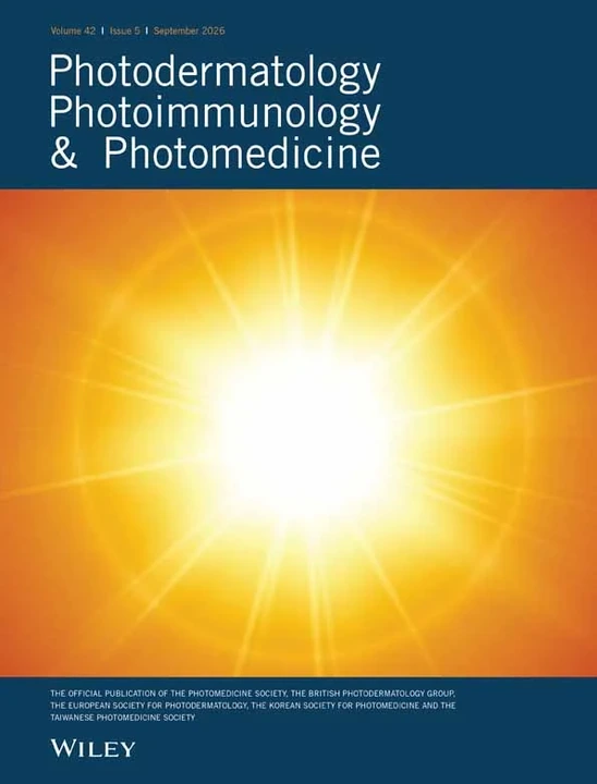 PHOTODERMATOLOGY PHOTOIMMUNOLOGY & PHOTOMEDICINE journal cover