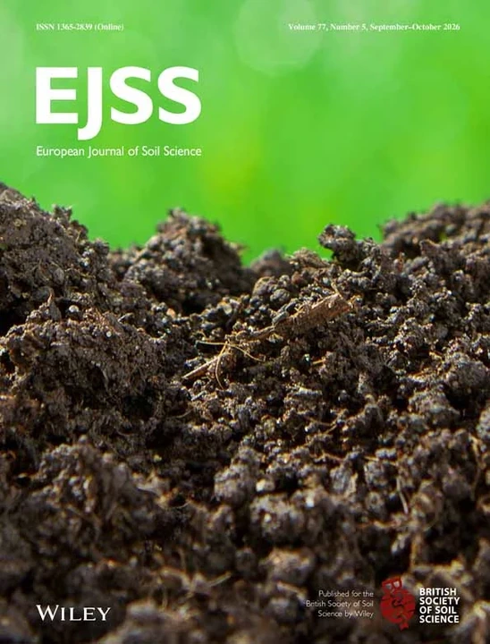 EUROPEAN JOURNAL OF SOIL SCIENCE journal cover