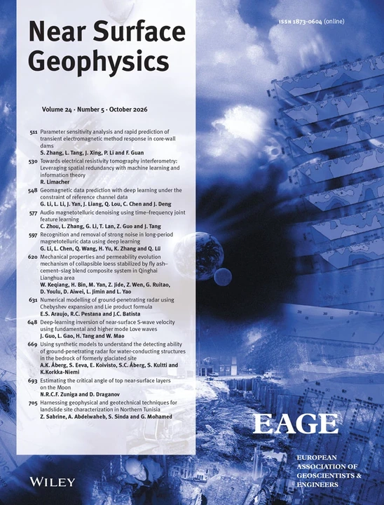 Near Surface Geophysics journal cover