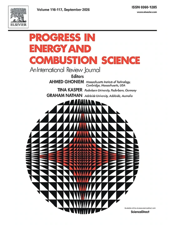 PROGRESS IN ENERGY AND COMBUSTION SCIENCE 期刊封面
