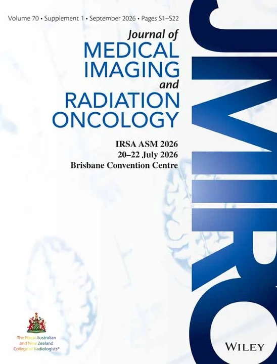 Journal of Medical Imaging and Radiation Oncology journal cover