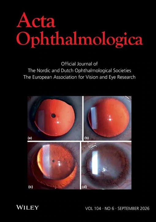 ACTA OPHTHALMOLOGICA journal cover