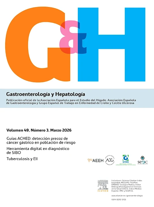 Gastroenterologia y Hepatologia 期刊封面