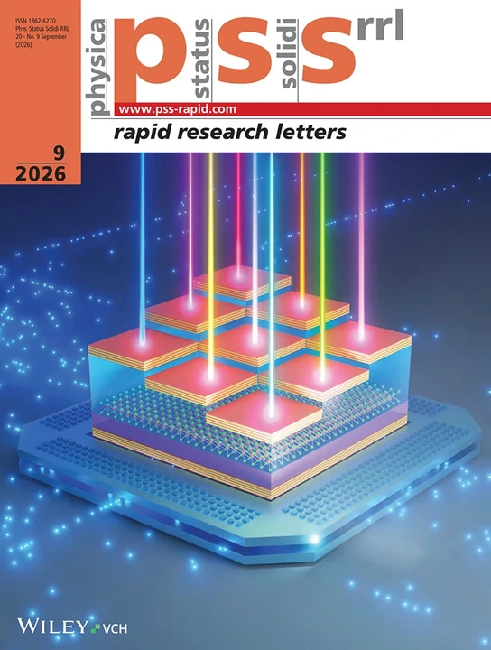 Physica Status Solidi-Rapid Research Letters journal cover