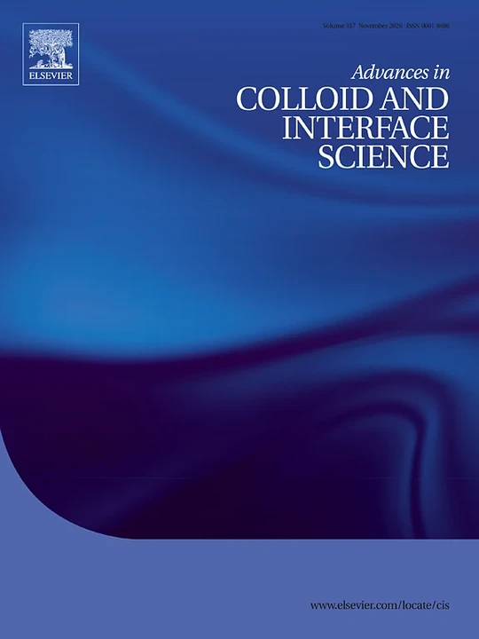 ADVANCES IN COLLOID AND INTERFACE SCIENCE 期刊封面