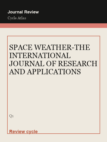 SPACE WEATHER-THE INTERNATIONAL JOURNAL OF RESEARCH AND APPLICATIONS 临时占位封面